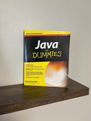 Java For Dummies 5th Edition Book Programming Computer Science Paperback Coding