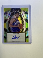 2023-24 Panini Select Johnny Juzang Utah Jazz Auto Prizm SSS-JJU