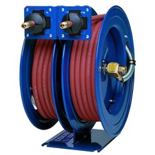 Coxreels C-Lp-425-425 Dual Reel Spring Return Hose Reel, 1/2 In Hose Diameter,