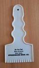 Set Of 3 Vintage Advertising Ice Scrapers Stroehmann Bros. Safety — photo 2