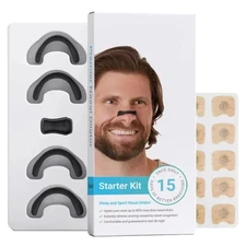 30PCS Magnetic Nasal Breathing Nose Dilators Starter Kit ClipNasal Strips Nasal