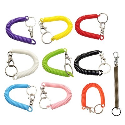 Spring Keychain Secure Key Jewelry Suitable for Keys Gyms Pools and Beaches