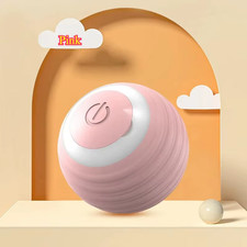 New Cat Interactive Ball Toy Automatic Rolling Ball Faux Tail Rechargeable Smart