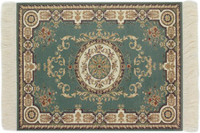 Persian Style Carpet Mouse Pad, Several Images Oriental Green 