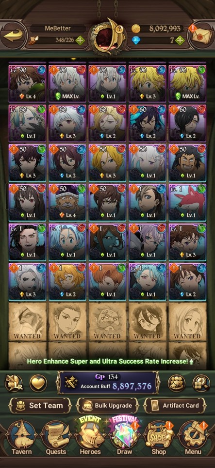 7ds Grand Cross Global Good Account (Android)👇 | eBay