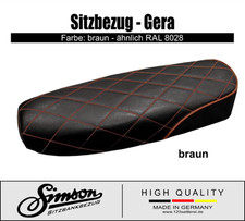 Simson Sitzbankbezug - Gera - braun