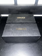 2 VERSACE Empty Black Sunglasses Eyeglasses Gift Box Gift Box only