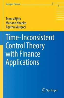 Agatha Murgoci Toma Time-Inconsistent Control Theory wit (Paperback) (UK IMPORT)