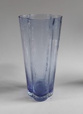 VASO IN VETRO BLU VINTAGE