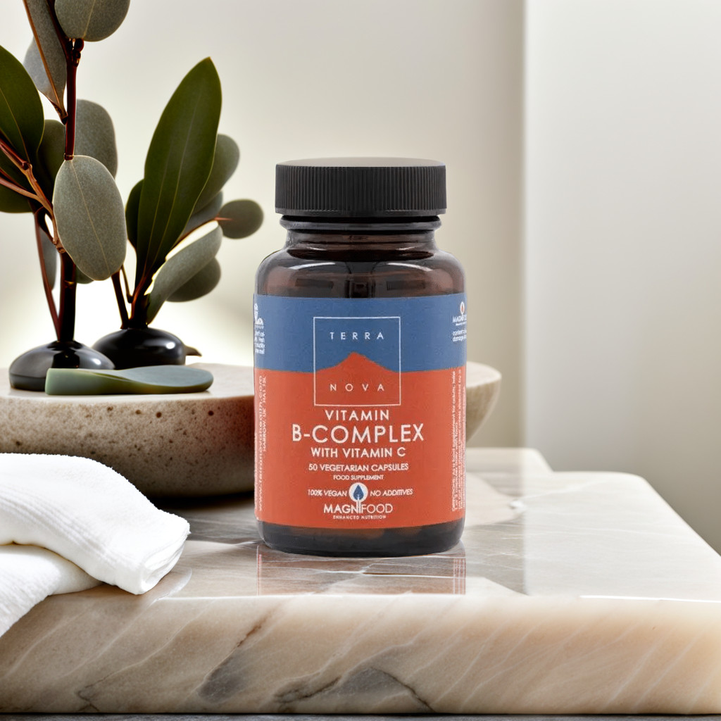Terranova B-Complex With Vitamin C Vegicaps 50 Vegicaps - Image 4