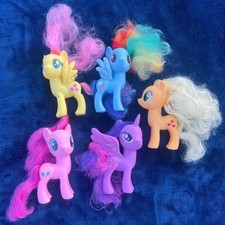 Lot of 5 My Little Pony 6" Brushable Figures G4 Friendship Is Magic IMPERFECT
