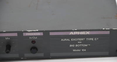 APHEX 104 Aural Exciter Type C2 W/ Big Bottom *READ* | eBay