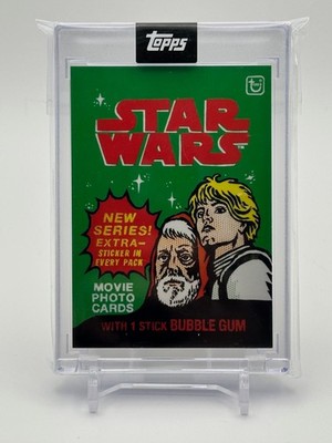 Obi-Wan Kenobi Luke Skywalker 2022 Topps Star Wars Wrapper Art #7 Blake Jamieson