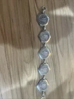 Lot Of  5 Wartime 90% Sliver Mercury Dimes Bracelet.