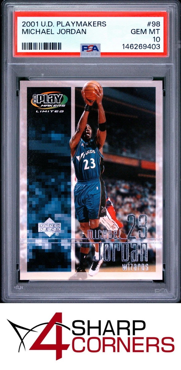 Michael Jordan Washington Wizards Basketball Grade 10 Sports