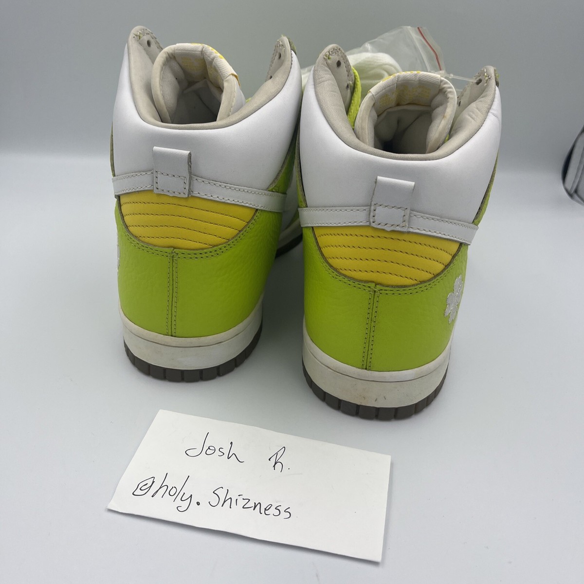 Size 12w- Nike Dunk High St Pattys Clover 2005 Dead Stock Og All