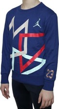 Nike Boys' Air Jordan Fleece Sport DNA Crew Sweatshirt 95A046-U1A New C1 A108T 
