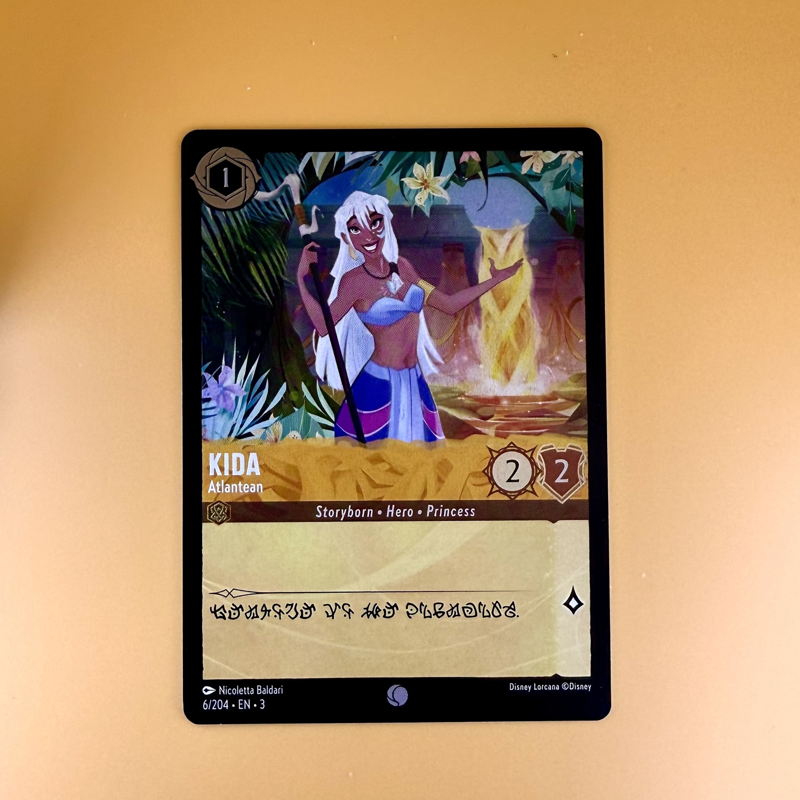 Kida - Atlantean | Disney Lorcana Into the Inklands | 6/204 | NM FOIL