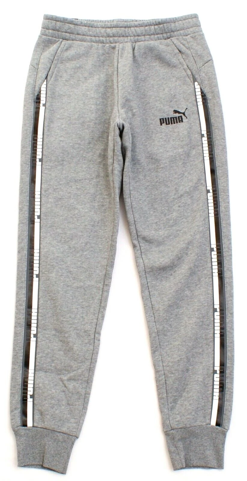 Puma Heather Gray Puma Tape Jogger Sweat Pants Men's NWT