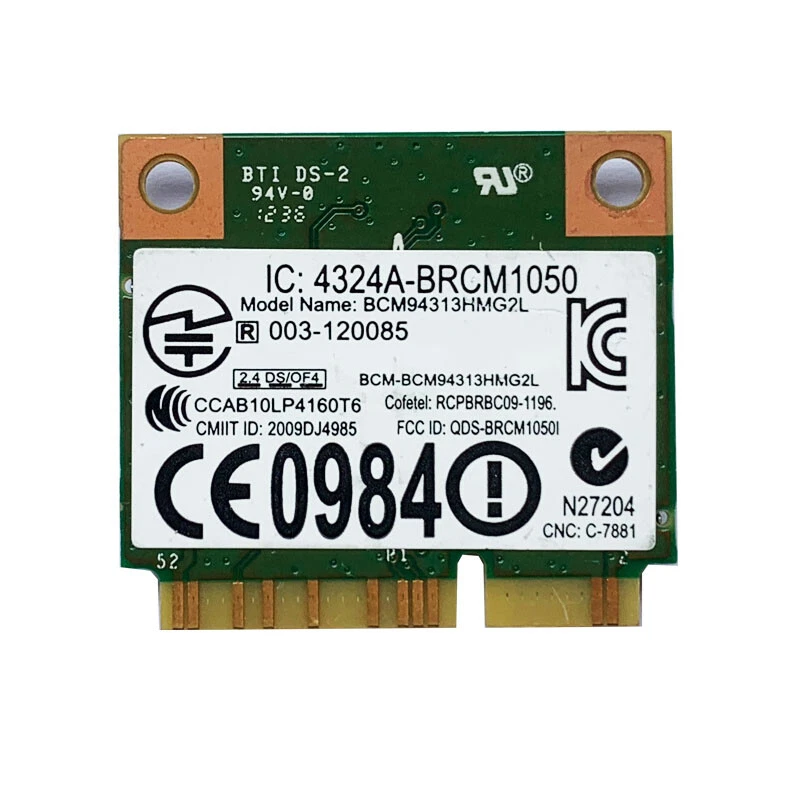For DELL DW1504 BROADCOM BCM94313HMG2L Mini PCI-E WLAN LAPTOP WIFI CARD 86RR6 - Image 2 of 3