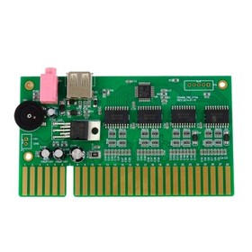 Pc to Jamma USB interface joystick w audio amplifier PCB Pc2Jamma Arcade