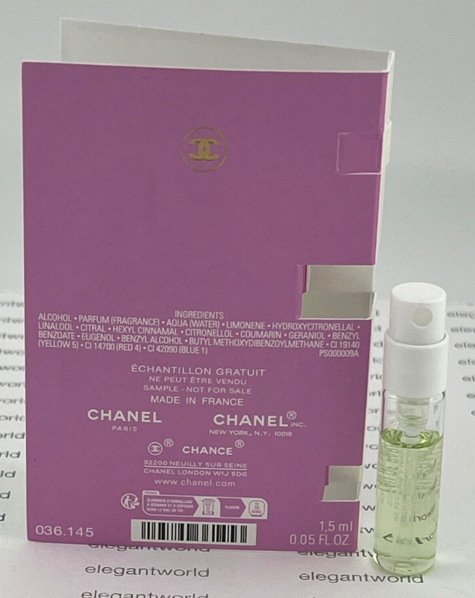 Chanel Chance Eau Fraiche Eau De Parfum Vial Spray 0.05 Oz / 1.5ml