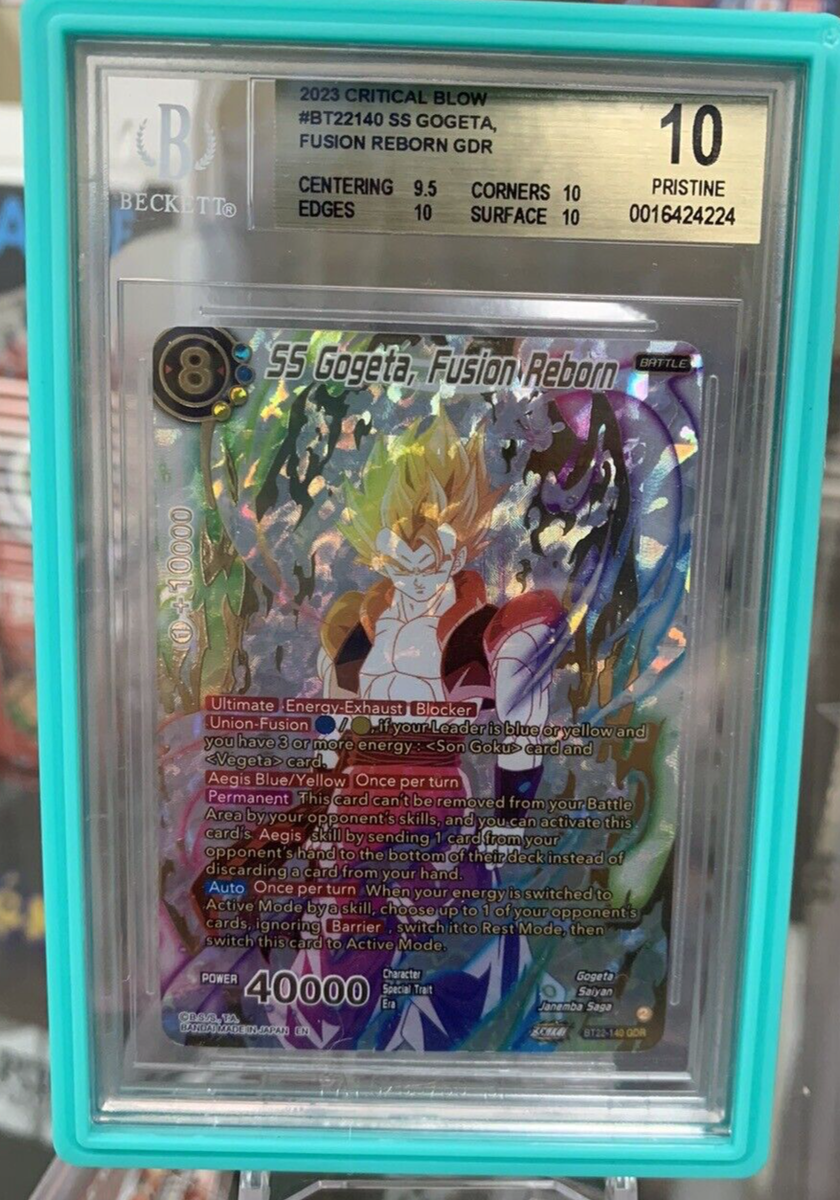 Dragon Ball Super TCG: BGS 10 SS Gogeta, Fusion Reborn GDR Dragon Ball Super TCG: BGS 10 SS Gogeta, Fusion Reborn GDR