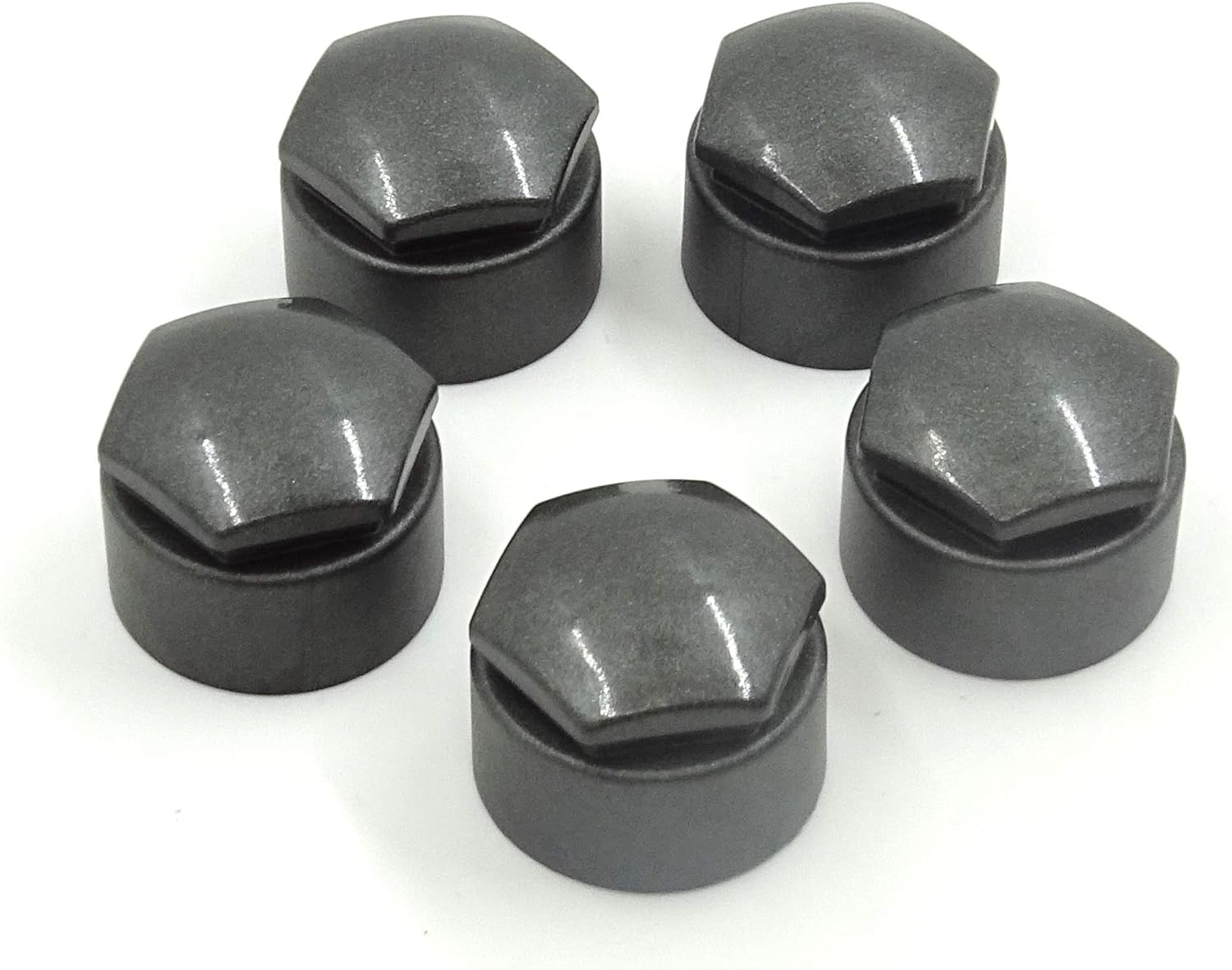 Partsdealers Round Type Wheel nut covers for Audi A1, A3, A4, A5, A6