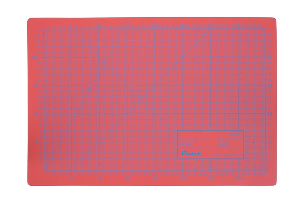 Schneidematte 3-Lagig Und Selbstheilend Rot Orange 30X45Cm Schneideunterlage A3-image