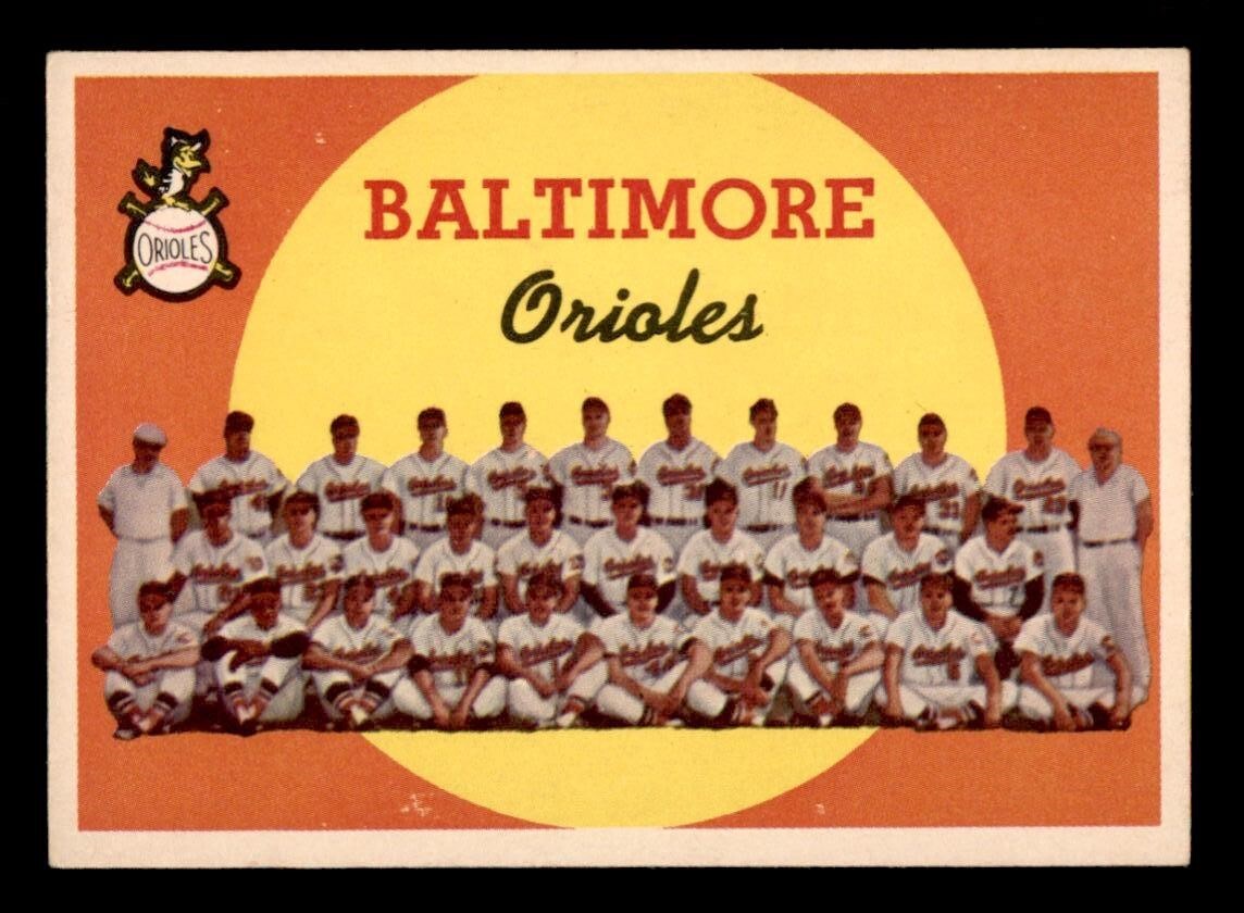 1959 Topps Baseball #48 Baltimore Orioles EX *e2