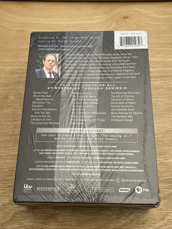 Inspector Lewis Pilot Through Series 6 (Masterpiece) (DVD