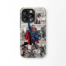 Superman iPhone Case SuperHero Bumper Shockproof Phone Case For Apple iPhone