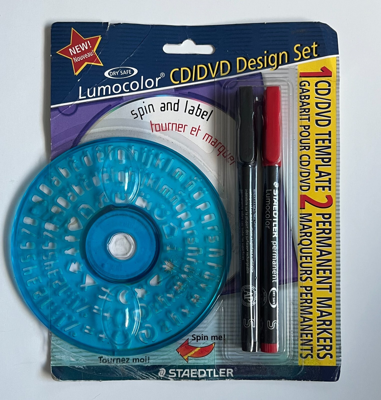 Staedtler Lumocolor CD DVD Design Set Unused Vintage 2005