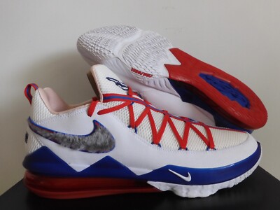 NIKE LEBRON 17 XVII LOW ''TUNE SQUAD'' WHITE-UNIVERSITY RED SZ 18 [CD5007-100]