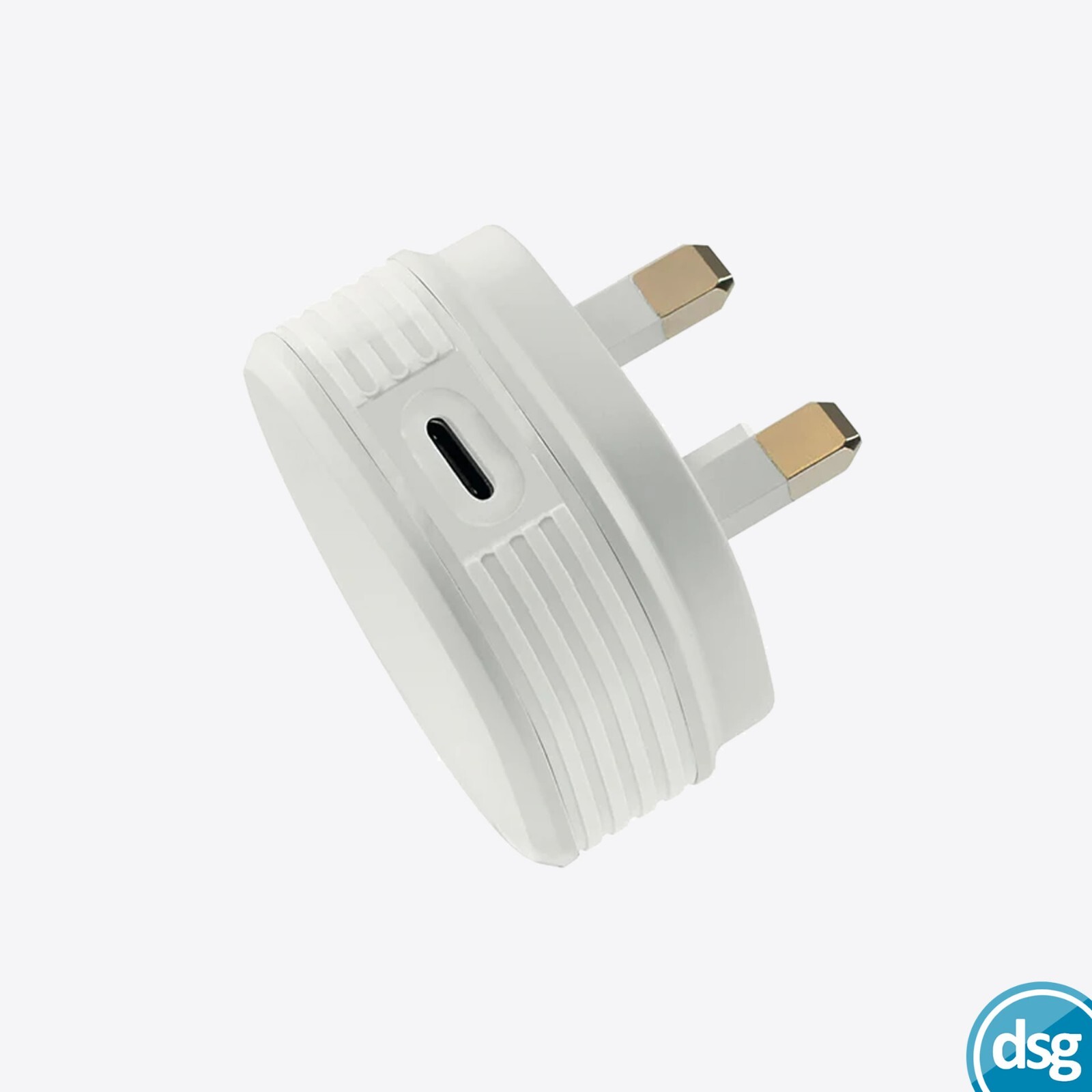 JUICE 20W Fast Charging PD UK Plug Adaptor For iPhone 15 Pro Plus Max - White
