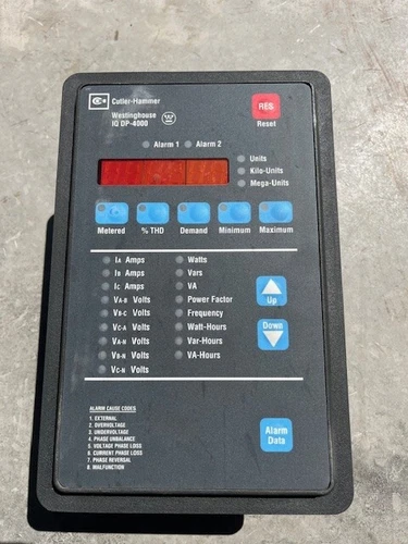 CUTLER-HAMMER IQ DP-4000 IQ DATA PLUS 4000 4D13110G03 MONITOR W/ 8793C15G01
