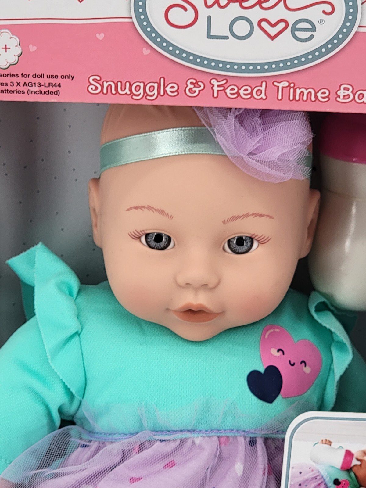 My Sweet Love Baby Dolls Lot Of 2 Snuggle & Feed Time 2+ W/ Sounds NEW