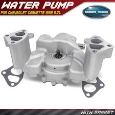 Engine Water Pump with Gasket for Chevrolet Corvette Base 1992 5.7L Petrol OHV
