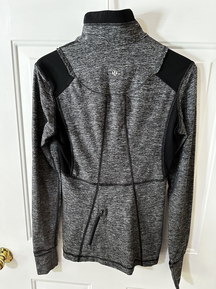 Lululemon Run Your Heart Out Zip Pullover Size 4 Long Sleeve