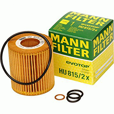 Mann-filter Oil Filter HU815/2x fits BMW 3 Series E90 320i 318i - Picture 2 of 4