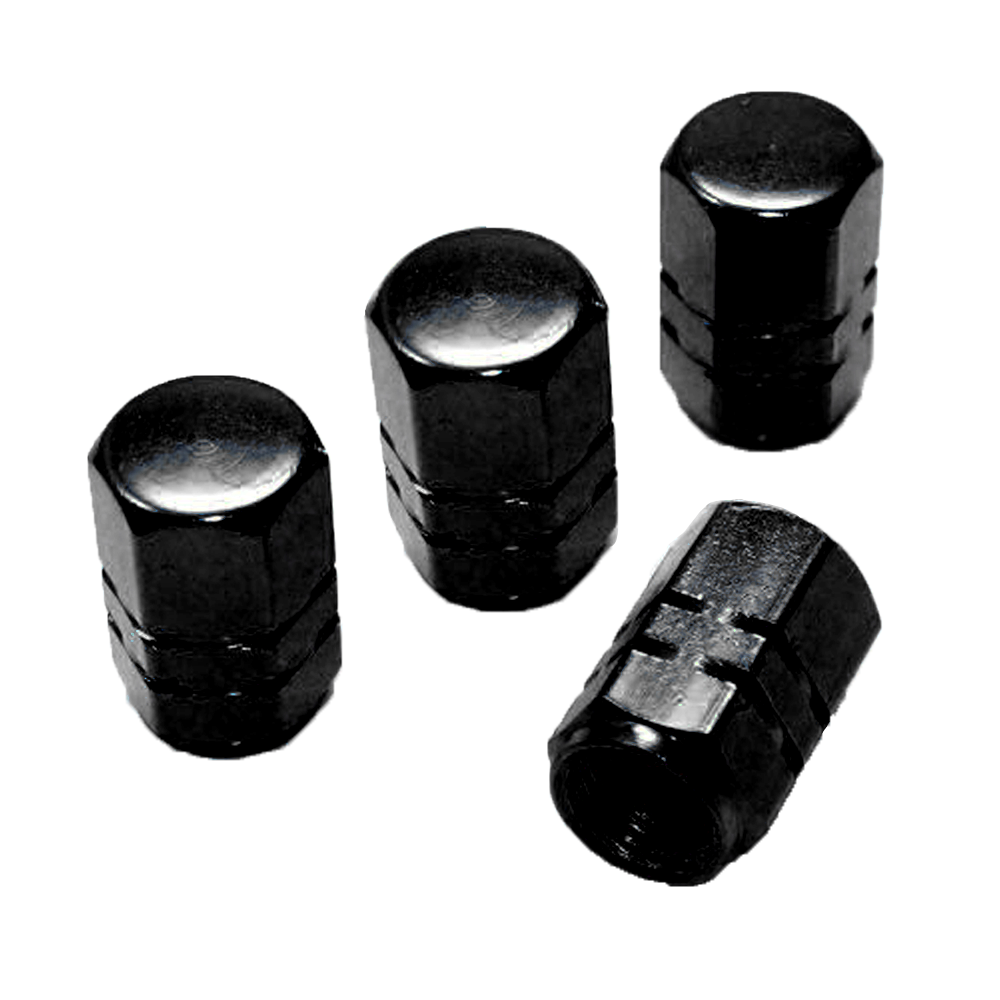 4-Pack Silver Aluminum Valve Stem Caps – Universal Tire Dust Covers For Cars & Trucks