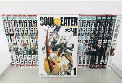 SOUL EATER Vol. 1-25 Complete set Comics Manga Atsushi Okubo SOUL EATER Vol. 1-25 Complete set Comics Manga Atsushi Okubo