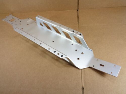 NEW Rovan Silver Aluminum One Piece Main Chassis Frame HPI Baja King Motor  - Picture 1 of 7