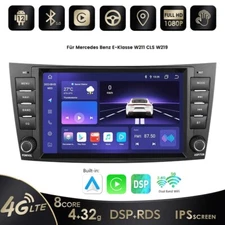 Android 14 Carplay For Mercedes Benz E-W211 E200 E350 Stereo GPS Radio 8Core