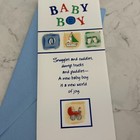 Carlton Baby Boy Congratulations Family Message Greeting Card with Envelope