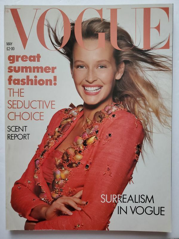 5/1988 UK VOGUE Estelle LEFEBURE Roberta CHIRKO Carla Bruni