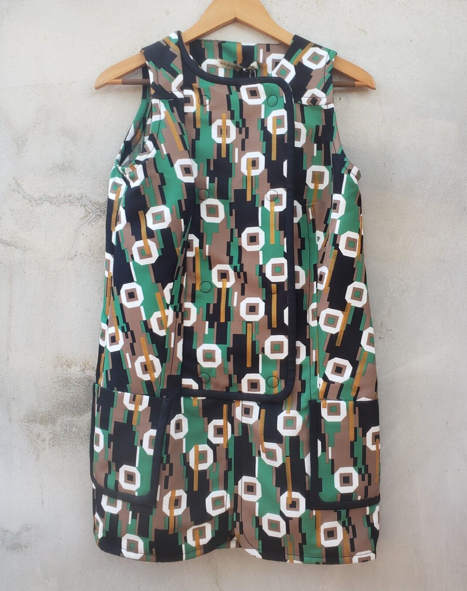 green balenciaga dress Balenciaga Polka Dot Print Long Sleeve Logo Jacquard Babydoll Dress –  Runway Catalog main image 1