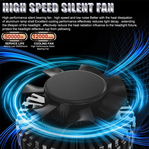 2300W H7 H11 LED Headlight High Power Canbus H1 H8 Turbo Lamp 6000K Car Light - Picture 12 of 15