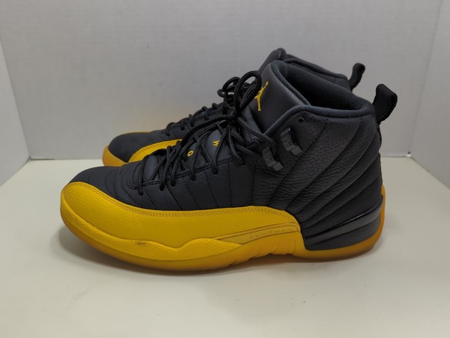 yellow black jordan 12