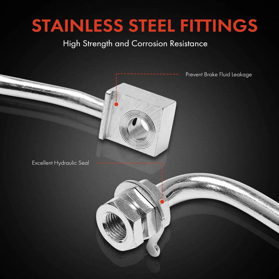 2 передних гидравлических шланга левого и правого тормоза для Ford Ranger Mazda B2300 B3000 95-97 - Изображение 4 из 4